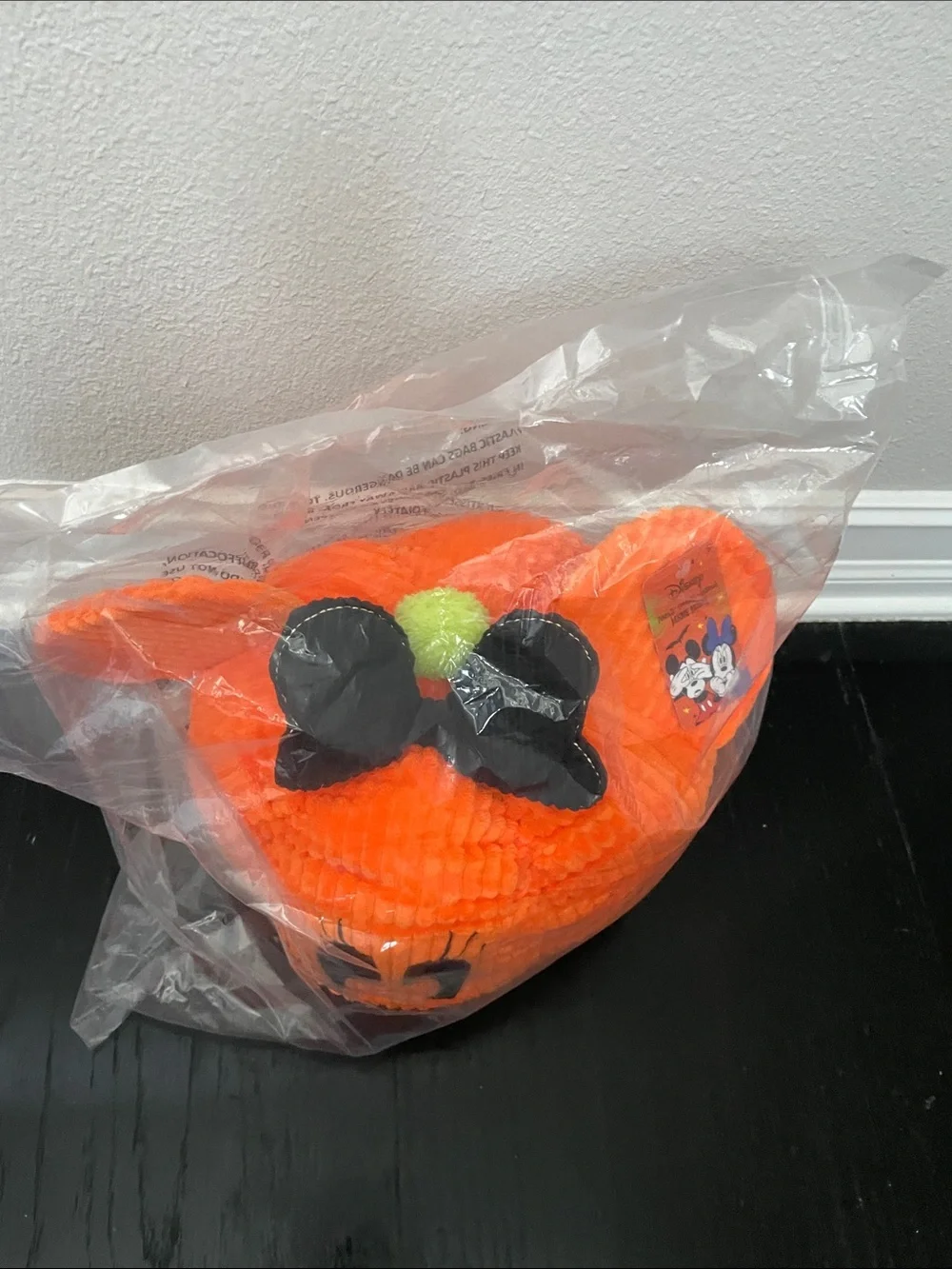 Disney Halloween Minnie Pumpkin Plush